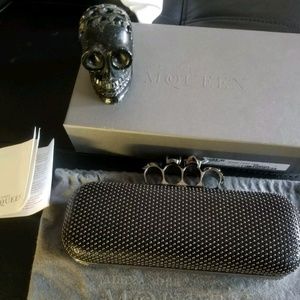 Alexander McQueen Black Skull Knuckle Duster